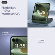 Motorola razr 70 plus - 512 GB - Mörkgrön