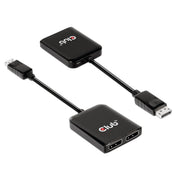 CLUB3D CSV-7220 videokabeladapter 1 m DisplayPort HDMI + DisplayPort Grå