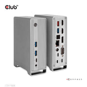 CLUB3D CSV-1568 dockningsstationer för bärbara datorer Dockning USB 3.2 Gen 2 (3.1