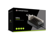 Conceptronic OZUL02B mobilladdare Universal Svart AC inomhus