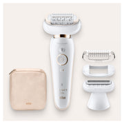 Braun Silk-épil 9 81688635 epilatorer 40 pincetter Vit