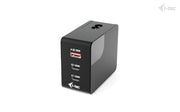 i-tec CHARGER-INTG100W mobilladdare Universal Svart AC Snabb laddning inomhus