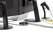 StarTech.com ST4200USBM gränssnittshubbar USB 2.0 Type-B 480 Mbit/s Svart