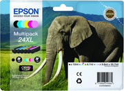 Epson Elephant Flerpack 6 färger 24XL Claria Photo HD-bläck