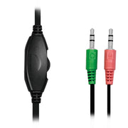 LogiLink HS0052 hörlur och headset Kabel Huvudband Kontor/callcenter Svart