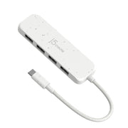 j5create Miljövänlig USB-C till 4-portars typ-A Gen 2-hubb