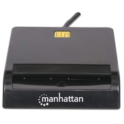 Manhattan 102049 läsare smarta kort inomhus USB 2.0 Svart