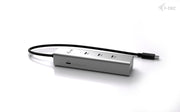 i-tec Metal C31HUBMETAL8KPDPRO gränssnittshubbar USB Type-C 10000 Mbit/s Silver