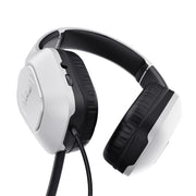 Trust GXT 415W Zirox Headset Kabel Huvudband Spela Vit