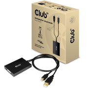 CLUB3D cac-1130 0,6 m MiniDP/USB-A DVI-D Svart