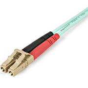 StarTech.com Aqua OM4 Duplex fiberoptisk kabel i multiläge -