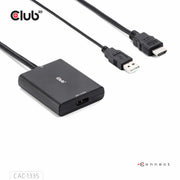 CLUB3D CAC-1335 videokabeladapter 1 m HDMI + USB DisplayPort Svart