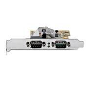 StarTech.com Seriellt gränssnittskort med 2 portar för PCI Express