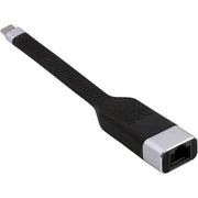 Techly ICOC USBC-RJ45 nätverkskablar Svart 0,144 m
