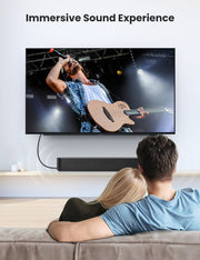 Ugreen 70892 ljudkabel 2 m Toslink Svart