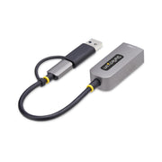 StarTech.com USB-C till Ethernet-adapter med USB-A-dongel - 1x1G
