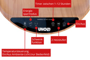 Unold 86545 elektrisk rumsvärmare inomhus Svart