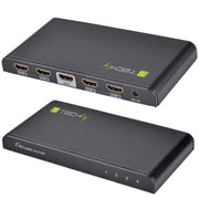 Techly IDATA HDMI-4K4 bilddelare 4x HDMI