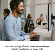 HP Poly Mission 425 trådat USB-stereoheadset (bulk)