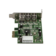 StarTech.com 2b 1a lågprofils 1394 PCI Express FireWire-kortadapter med 3 portar