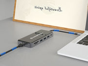 Conceptronic DONN14G dockningsstationer för bärbara datorer Kabel USB 3.2 Gen 1 (3.1