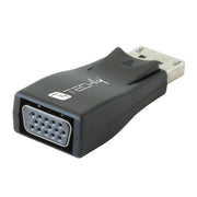 Techly IADAP DSP-230T kabelomvandlare (hane/hona) DisplayPort VGA Svart