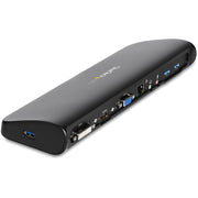 StarTech.com USB 3.0-dockningsstation för dubbelskärm och bärbara datorer