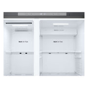 LG GSBC40PYPE Kombinerad kyl/frys side-by-side Fristående 664 l Silver