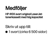 HP 410X svart original LaserJet-tonerkassett med hög kapacitet