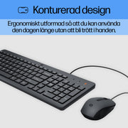 HP 150 trådbunden mus och tangentbord
