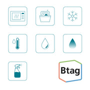 Brother BTAG-631 etikett-tejp Svart på gul