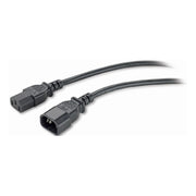 APC C13/C14 2.5m Svart 2,4 m IEC C14 C13 coupler