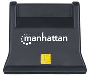 Manhattan 102025 läsare smarta kort inomhus USB USB 2.0 Svart