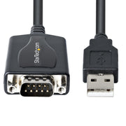 StarTech.com 1 m USB- till seriell kabel med COM-portretention