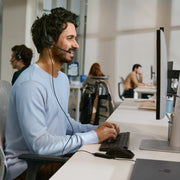 HP Poly Mission 425 trådat USB-stereoheadset