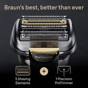 Braun Series 9 Pro+ 9565cc Wet & Dry Folierakapparat Trimmer Metallisk