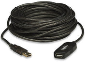 Manhattan 150248 USB-kablar USB 2.0 10 m USB A 0,48 Gbit/s Svart