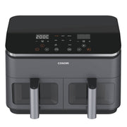 Cosori Dual Basket Chef Edition Dubbel 8,5 l Fristående 1750 W Varmluftsfritös Svart