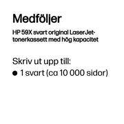 HP 59X svart original LaserJet-tonerkassett med hög kapacitet