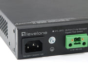 LevelOne GTL-2872 nätverksswitchar hanterad L3 Svart