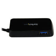 StarTech.com Bärbar SuperSpeed mini USB 3.0-hubb med 4 portar