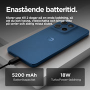 Motorola moto g15 - 128 GB - Marinblå