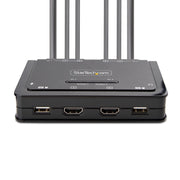 StarTech.com C2-DH46-UA2-CBL-KVM KVM-switchar Svart