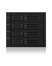 ICY BOX IB-564SSK 3x 5,25" Fack för datalagringsenhet Svart