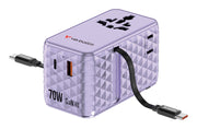Verbatim Charge 'n' Travel 70W Universal Lila AC Snabb laddning inomhus