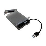LogiLink AU0037 Hölje för lagringsenheter HDD- / SSD kabinett Grå 2.5"