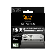 PanzerGlass Fender Camera Protector Silver iPhone 17 Pro Max Genomskinligt