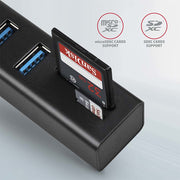 Axagon HMA-CR3A dockningsstationer för bärbara datorer Kabel USB 3.2 Gen 1 (3.1 Gen