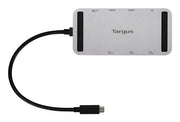 Targus DOCK429GL dockningsstationer för bärbara datorer Kabel USB4 Silver