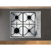 Whirlpool AKM 268/IX Rostfritt stål Inbyggd Gas 4 zone(s)